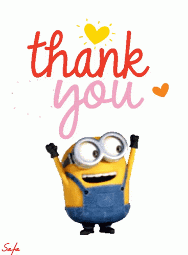 Minion saying Thank You