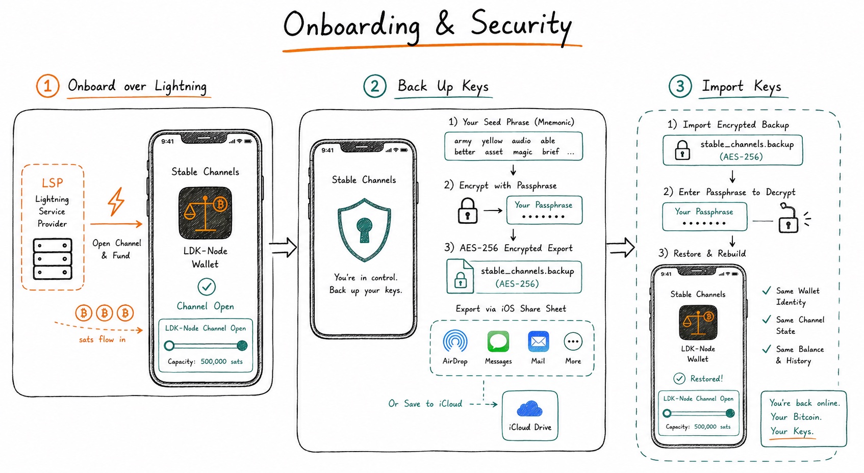 Onboarding and Security User Flows